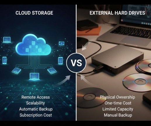 Cloud Storage Vs External Hard Drives