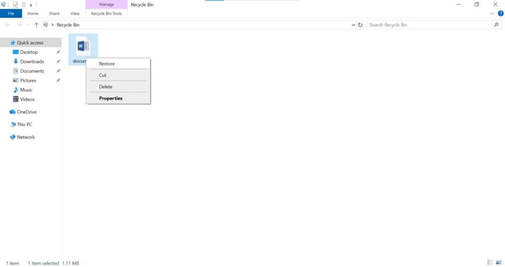 Recover Deleted Files from PC