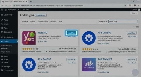 Yoast SEO Plugin in WordPress