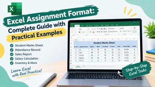 Excel Assignment Format
